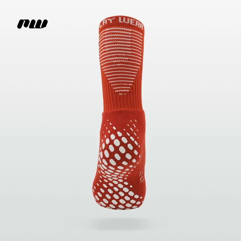 PLAYWEAR Anti-slip Sokken Rood 2 PLAYWEAR Anti-slip Sokken Rood - Afbeelding 2