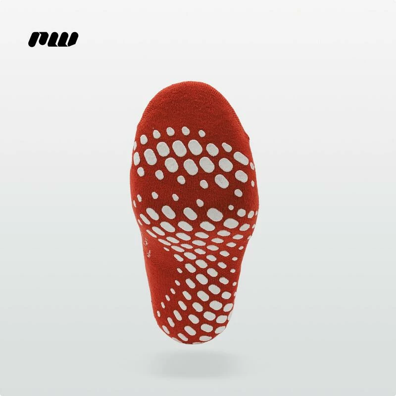 PLAYWEAR Anti-slip Sokken Rood 4 PLAYWEAR Anti-slip Sokken Rood - Afbeelding 4