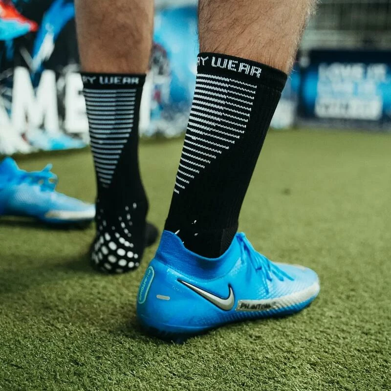 PLAYWEAR Anti-slip Sokken Zwart 4 PLAYWEAR Anti-slip Sokken Zwart - Afbeelding 4