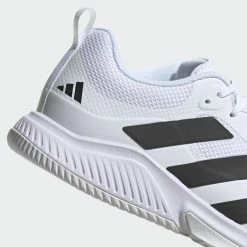 ADIDAS Badmintonschoenen Voor Heren Court Team Bounce Wit -SOLOGNAC shop badmintonschoenen voor heren court team bounce wit 2