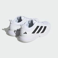 ADIDAS Badmintonschoenen Voor Heren Court Team Bounce Wit -SOLOGNAC shop badmintonschoenen voor heren court team bounce wit 5