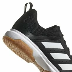 ADIDAS Handbalschoenen Voor Heren/dames LIGRA Zwart -SOLOGNAC shop handbalschoenen voor herendames ligra zwart 4