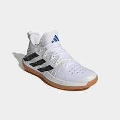 ADIDAS Handbalschoenen Voor Volwassenen Stabil Next Gen Wit Zwart Blauw -SOLOGNAC shop handbalschoenen voor volwassenen stabil next gen wit zwart blauw 6