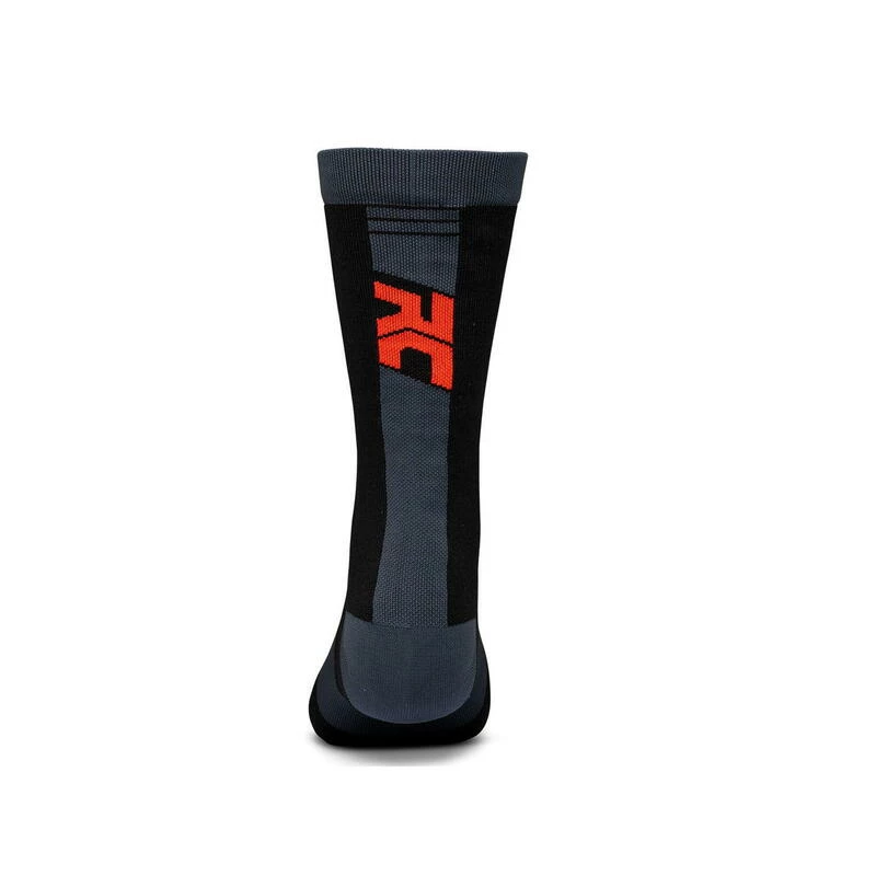 Ride Concepts Mullet Merino Sokken - Zwart/Rood 2 Ride Concepts Mullet Merino Sokken - Zwart/Rood - Afbeelding 2