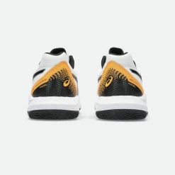 Asics Padelschoenen Voor Heren Gel Dedicate 8 Wit Oranje -SOLOGNAC shop padelschoenen voor heren gel dedicate 8 wit oranje 4