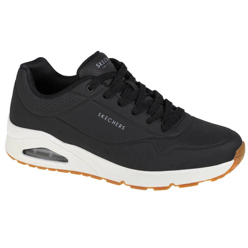 Skechers Schoenen Uno - Stand On Air Zwart - 52458-BLK 1 Skechers Schoenen Uno - Stand On Air Zwart - 52458-BLK