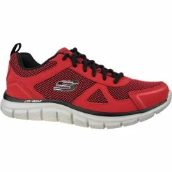 Skechers Track-Bucolo, Mannen, Cardio Training, Trainingschoenen, Rood