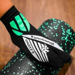 R-EVENGE Sokken Functionele 1 Vinger Volwassene Voor Gym Antislip Zwart Groen -SOLOGNAC shop sokken functionele 1 vinger volwassene voor gym antislip zwart groen 2