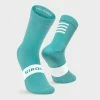 Sokken Wielrennen SIROKO S1 Cyan Trollstigen Cyaan Heren En Dames