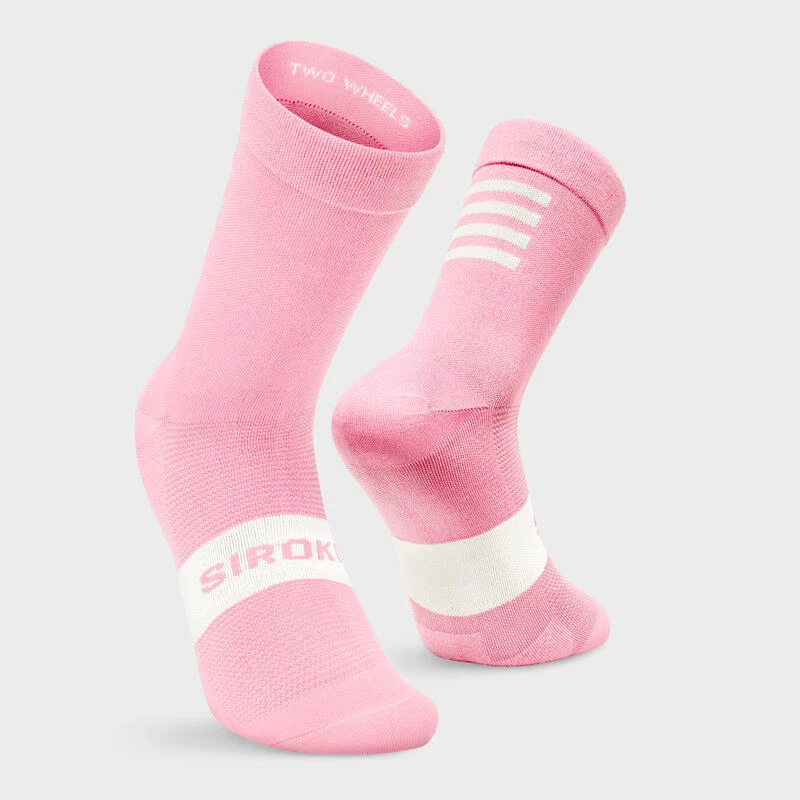 Sokken Wielrennen SIROKO S1 Pink Agnello Kauwgom Roze Heren En Dames 1 Sokken Wielrennen SIROKO S1 Pink Agnello Kauwgom Roze Heren En Dames