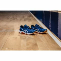 Asics Sportschoenen Badminton Squash Zaalsporten Heren Gel-Rocket 10 Blauw Wit 22 Asics Sportschoenen Badminton Squash Zaalsporten Heren Gel-Rocket 10 Blauw Wit -SOLOGNAC shop sportschoenen badminton squash zaalsporten heren gel rocket 10 blauw wit 10