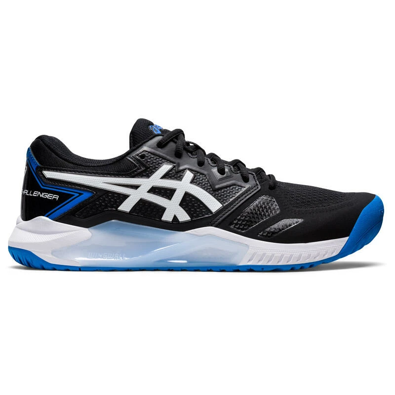 Asics Tennisschoenen Voor Heren Gel Challenger 13 Multicourt Zwart Wit Blauw 1 Asics Tennisschoenen Voor Heren Gel Challenger 13 Multicourt Zwart Wit Blauw