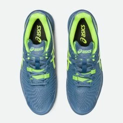 Asics Tennisschoenen Voor Heren Gel Resolution 9 Multicourt Grijs/groen -SOLOGNAC shop tennisschoenen voor heren gel resolution 9 multicourt grijsgroen 5