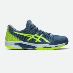 Asics Tennisschoenen Voor Heren Gel Solution Speed FF 2 Multicourt Grijs/groen