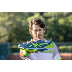 Asics Tennisschoenen Voor Heren Gel Solution Speed FF 2 Multicourt Grijs/groen -SOLOGNAC shop tennisschoenen voor heren gel solution speed ff 2 multicourt grijsgroen 8