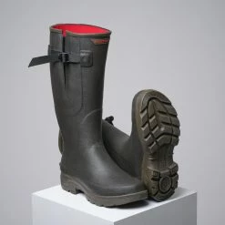 SOLOGNAC Warme Rubberlaarzen Met Neopreen Voering En Plooi 520