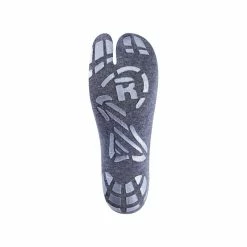 R-EVENGE Yogasokken 1 Vinger Volwassenen Voor Gym Antislip Grijs Heather Zilver -SOLOGNAC shop yogasokken 1 vinger volwassenen voor gym antislip grijs heather zilver 3